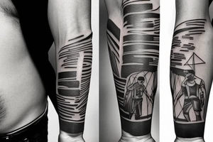 hero father tattoo idea
