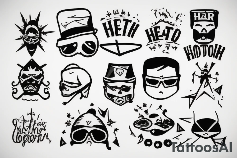hero father tattoo idea