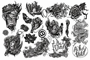 depression, anxiety, adhd tattoo idea