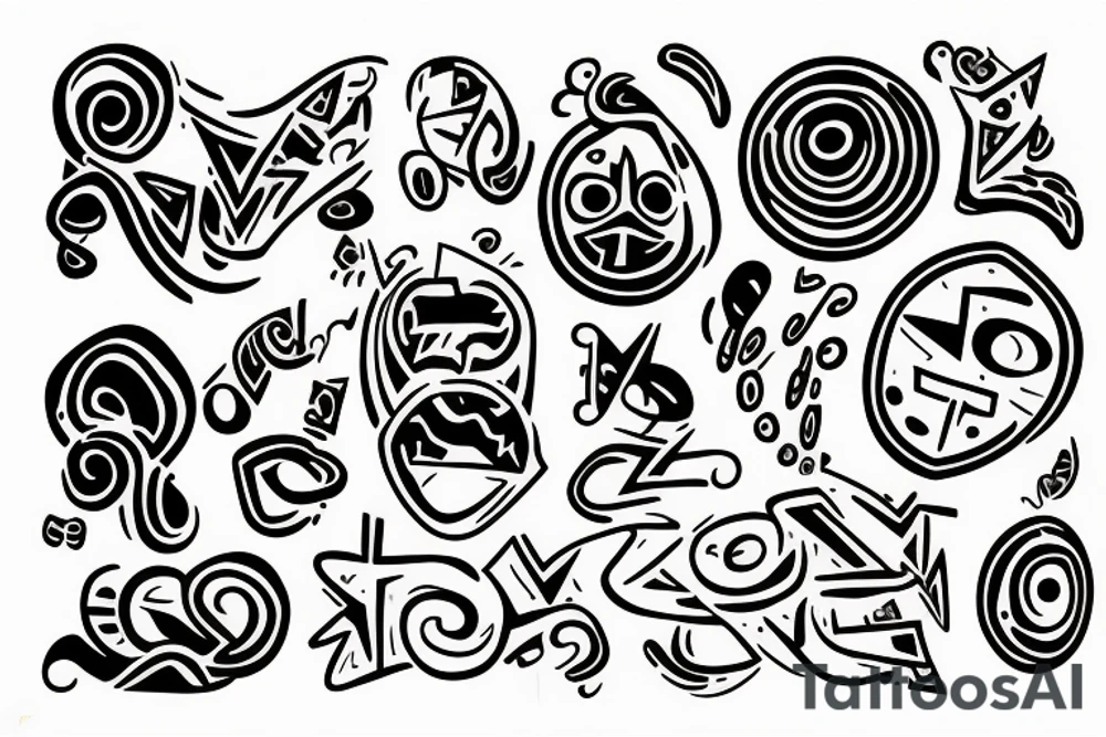 depression, anxiety, adhd tattoo idea
