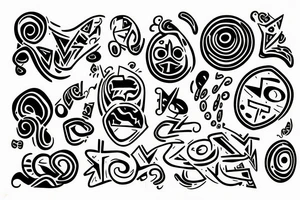 depression, anxiety, adhd tattoo idea