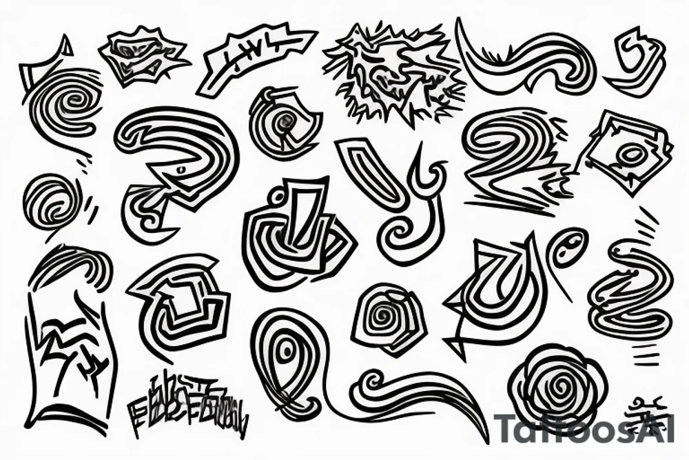 depression, anxiety, adhd tattoo idea