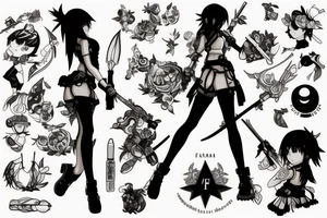 final fantasy yuffie tattoo idea