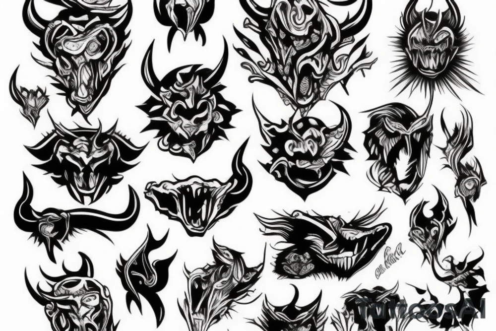 devil tattoo idea