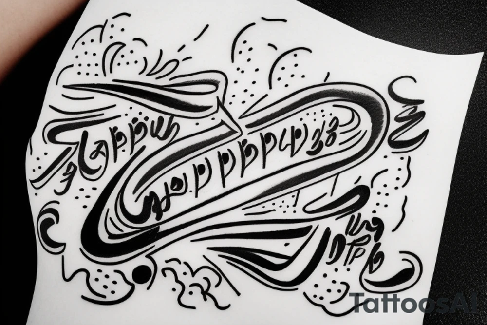 Japanese calligraphy that means "Choose happiness" tattoo idea