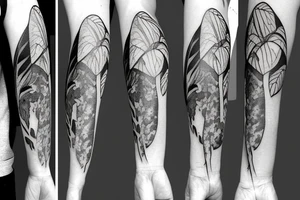 Koala hanging on branch tattoo idea