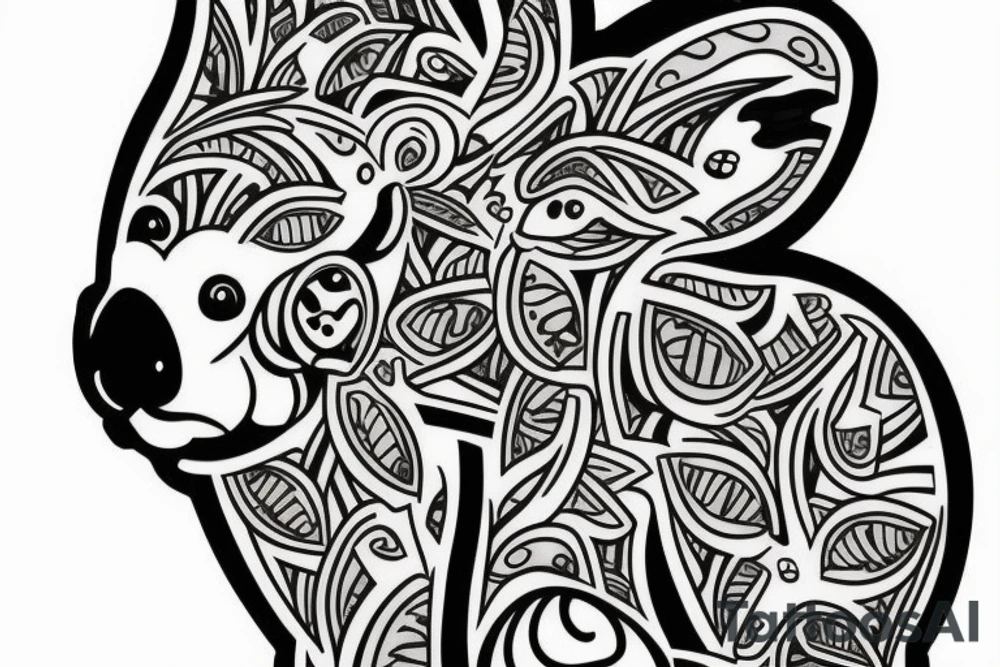 Koala tattoo idea