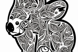 Koala tattoo idea