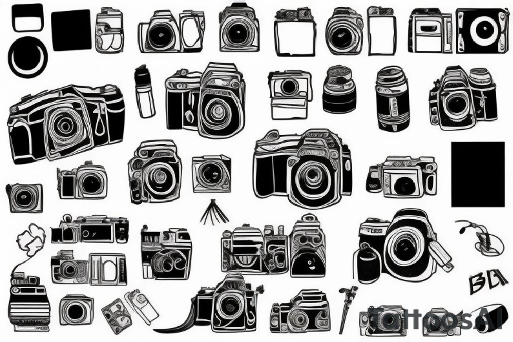 Camera tattoo idea