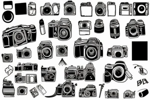 Camera tattoo idea