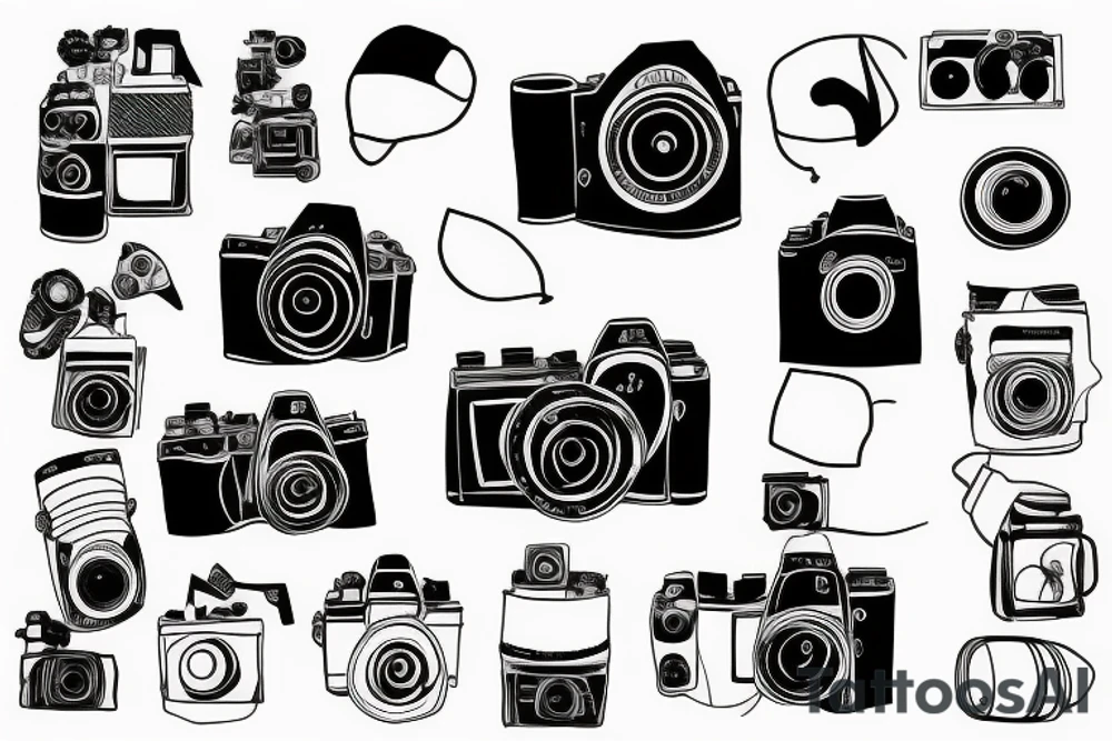 Camera tattoo idea