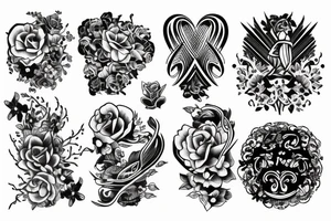 Use 6 and 4 tattoo idea