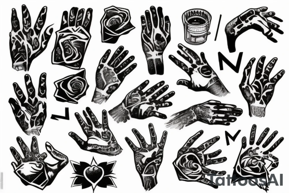 Hand tattoo tattoo idea