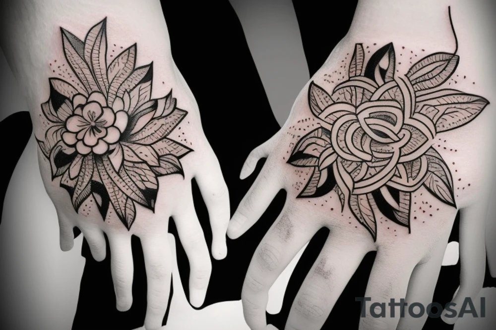 Hand tattoo tattoo idea