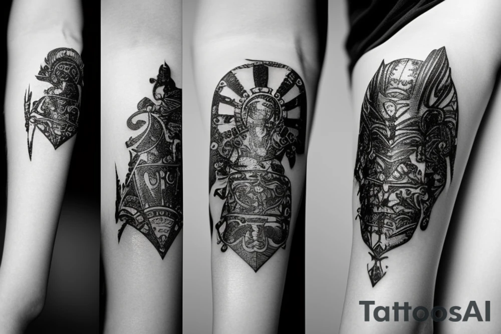 foil fencing blade pierce through G tattoo idea foil fencing blade pierce through G tattoo idea