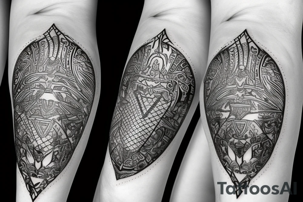 foil fencing blade pierce through G tattoo idea foil fencing blade pierce through G tattoo idea