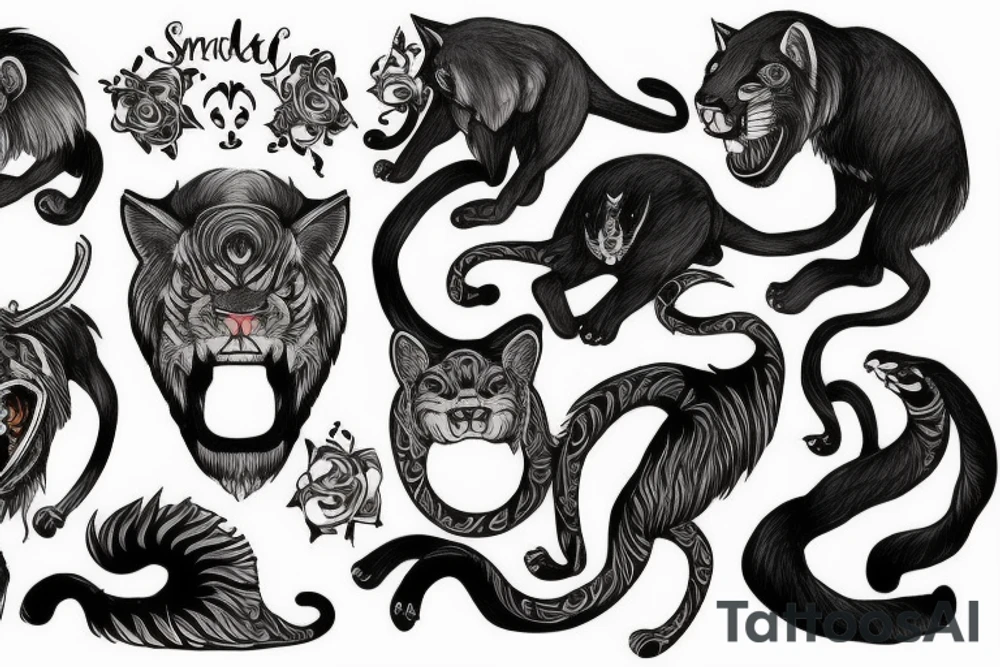 smilodon tattoo idea