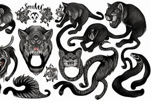 smilodon tattoo idea