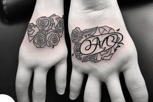 My son’s name is Adrian I want to tatoo his name on my hand tattoo idea