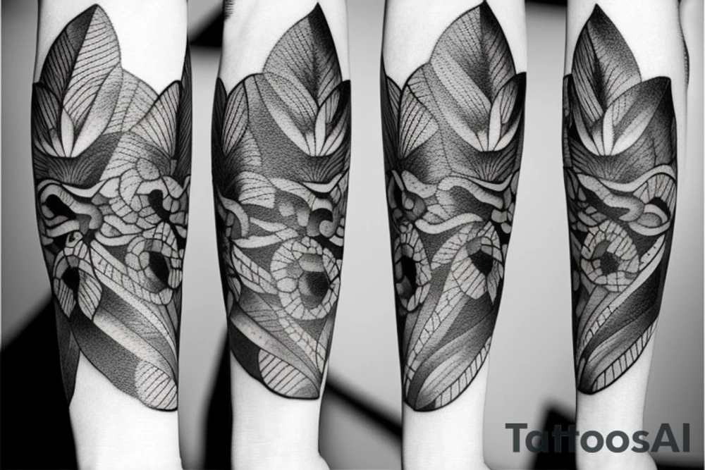 Dagger moth tattoo idea