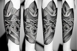 Dagger moth tattoo idea