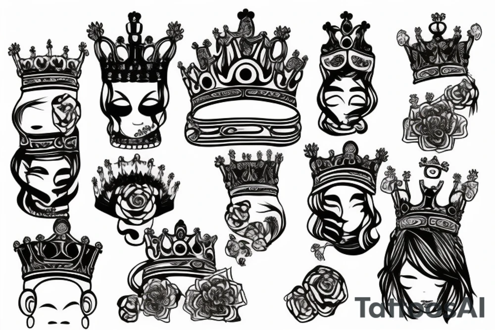 Crown tattoo idea
