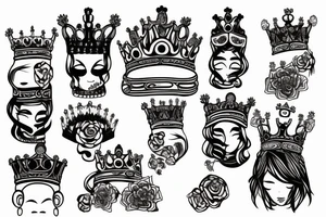 Crown tattoo idea