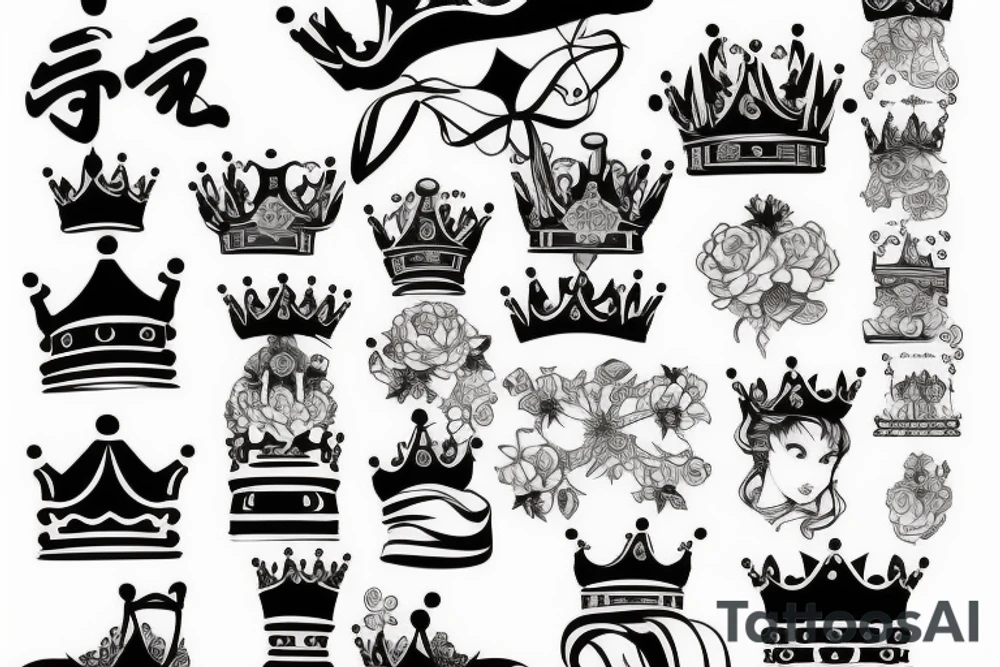Crown tattoo idea