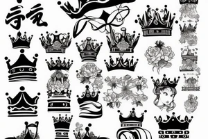 Crown tattoo idea