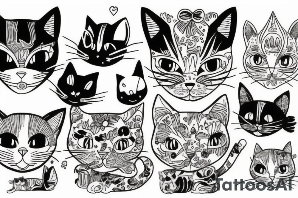 cat tattoo idea