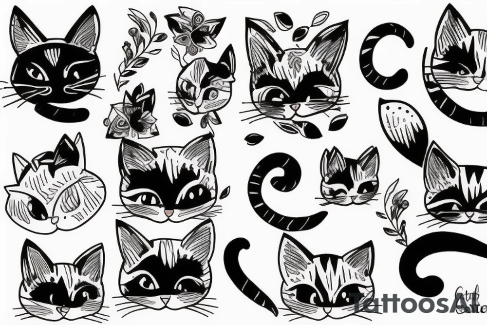 cat tattoo idea