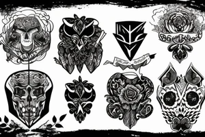 Engraving tattoo idea