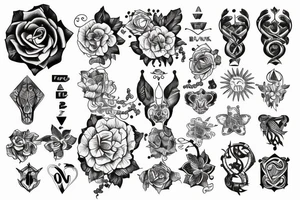 Engraving tattoo idea