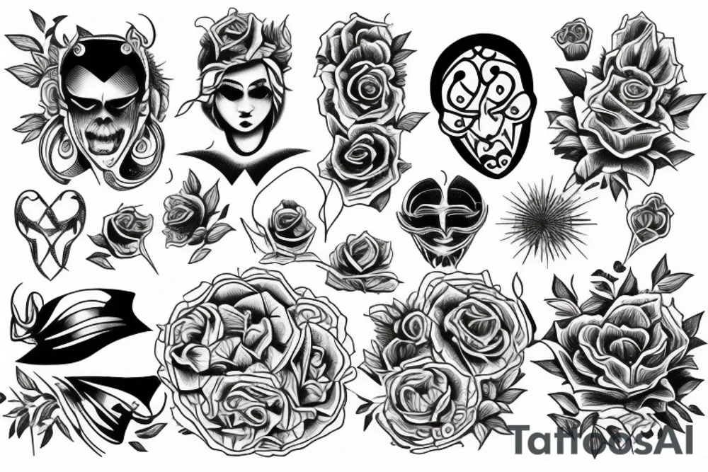 Flash sheet tattoo idea