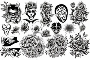 Flash sheet tattoo idea