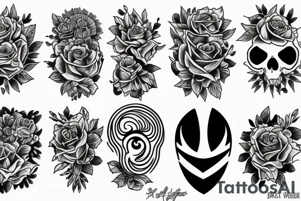 Flash sheet tattoo idea