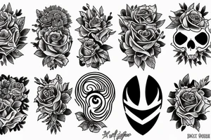Flash sheet tattoo idea