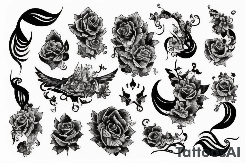 китайский дракон tattoo idea