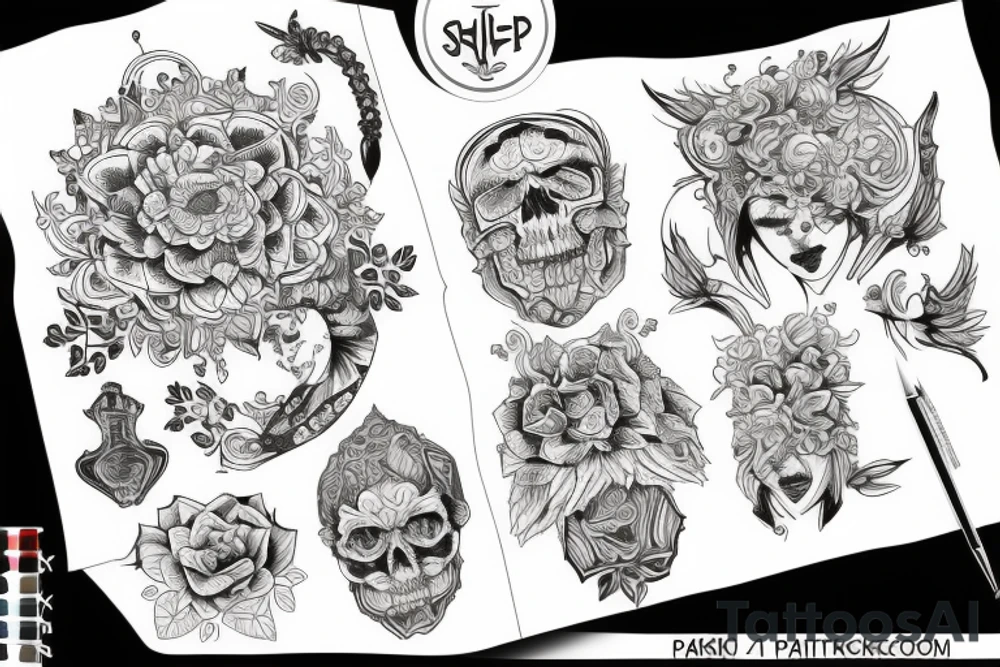 дракон tattoo idea