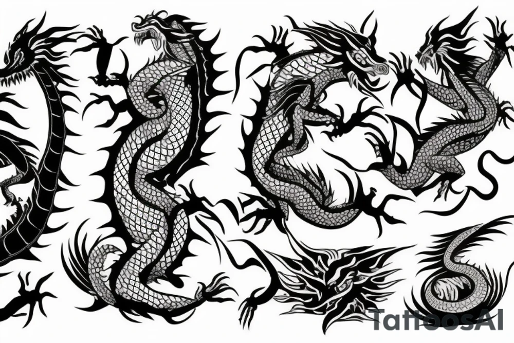 dragon tattoo idea