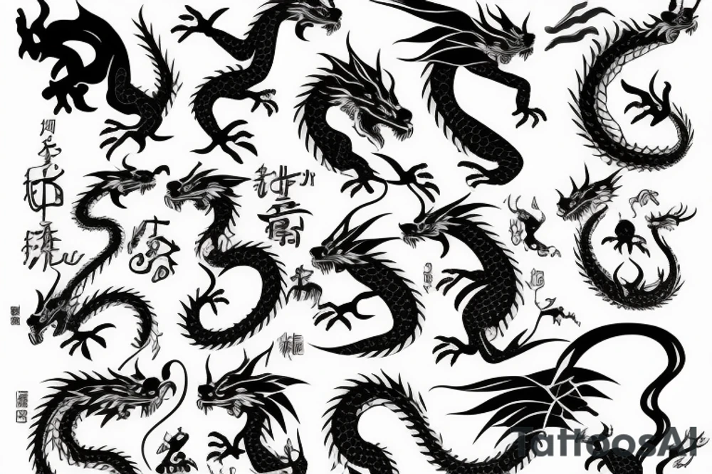 dragon tattoo idea