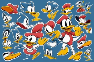 donald duck tattoo idea