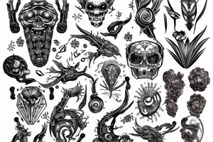 Буквы SMOL tattoo idea