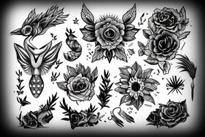 Буквы SMOL tattoo idea