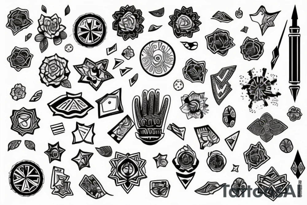 Буквы SMOL tattoo idea