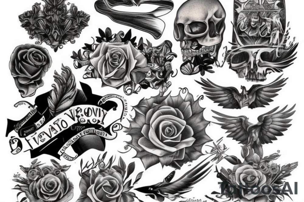 Salvation lies victory tattoo idea