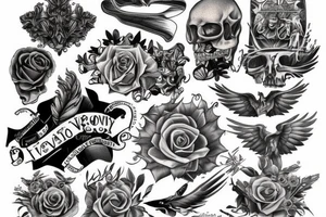Salvation lies victory tattoo idea