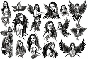 Army of angels with spares tattoo idea