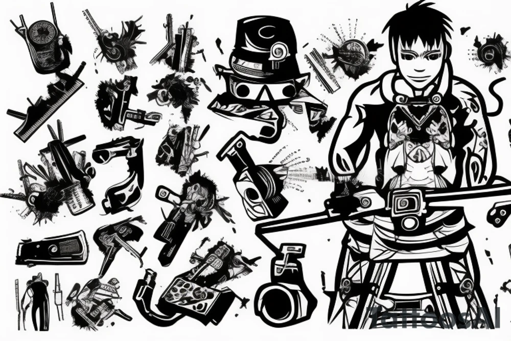 himeno chainsaw man tattoo idea