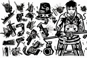 himeno chainsaw man tattoo idea